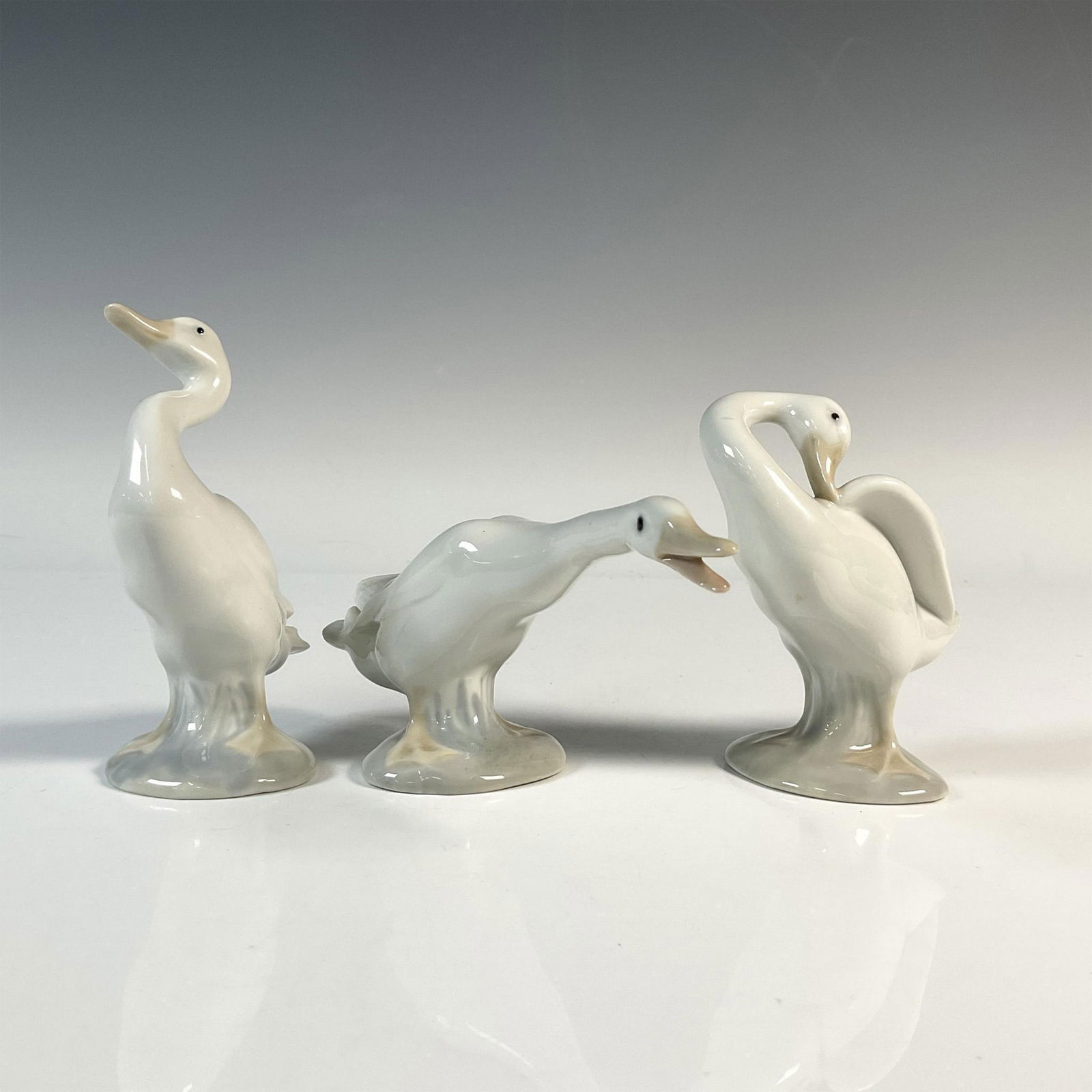 Set of 3 Lladro Porcelain Duck Figurines (1 of 6)