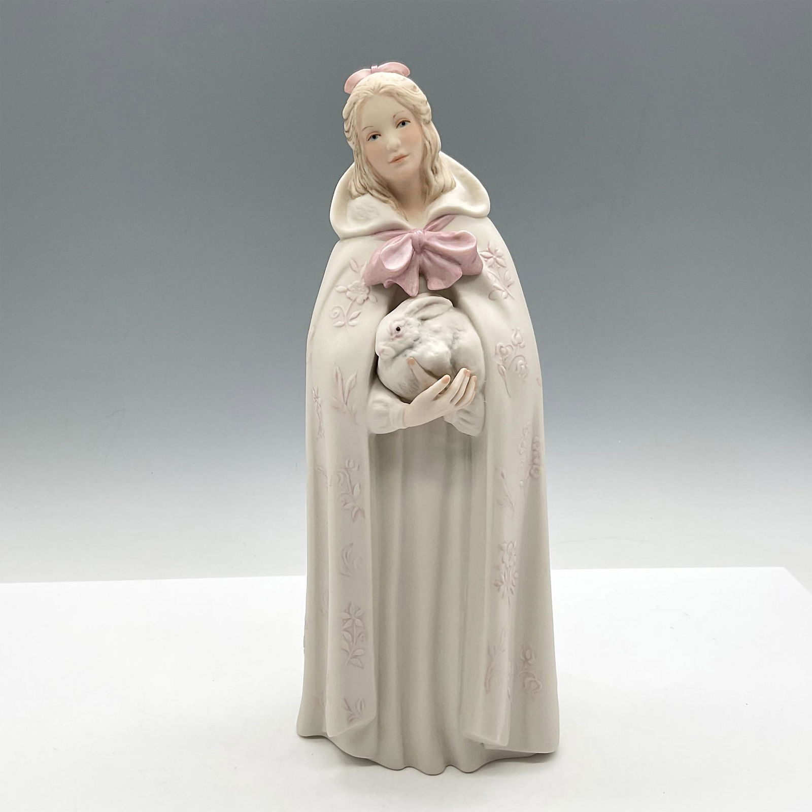 Cybis Porcelain Figurine, Melissa with Rabbit (1 of 3)