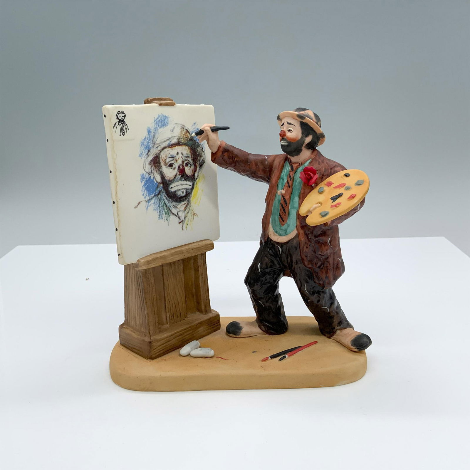 Emmett Kelly Circus Collection Figurine, Self Portrait (1 of 5)