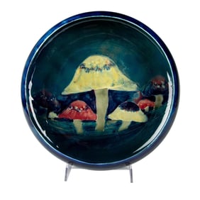 Early Moorcroft Pottery Charger Bowl, Claremont