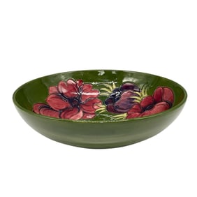 William Moorcroft Pottery Anemone Bowl