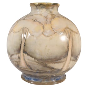 Moorcroft Pottery Salt Glazed Landscape Vase