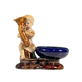 Doulton Lambeth George Tinworth Figural Salt Cellar