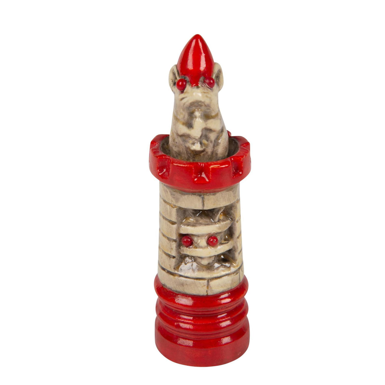 Doulton Lambeth George Tinworth Chess Piece, Rook (1 of 12)