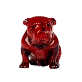 Royal Doulton Flambe Figurine, Bulldog HN881
