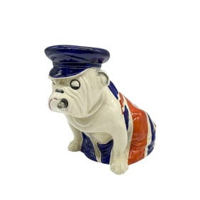 Union Jack Bulldog Trinity Hat - D6181 - Royal Doulton Animal Figurine