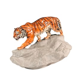 Royal Doulton Figure, Tiger On A Rock HN2639