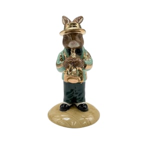 Trumpet Player DB210, Gold Colourway - Royal Doulton Bunnykins