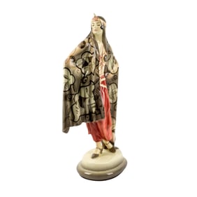 Goldscheider Sculpture by Josef Lorenzl, Aida