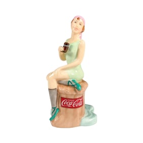 Royal Doulton Figurine, Coca-Cola Bathing Belle MCL14