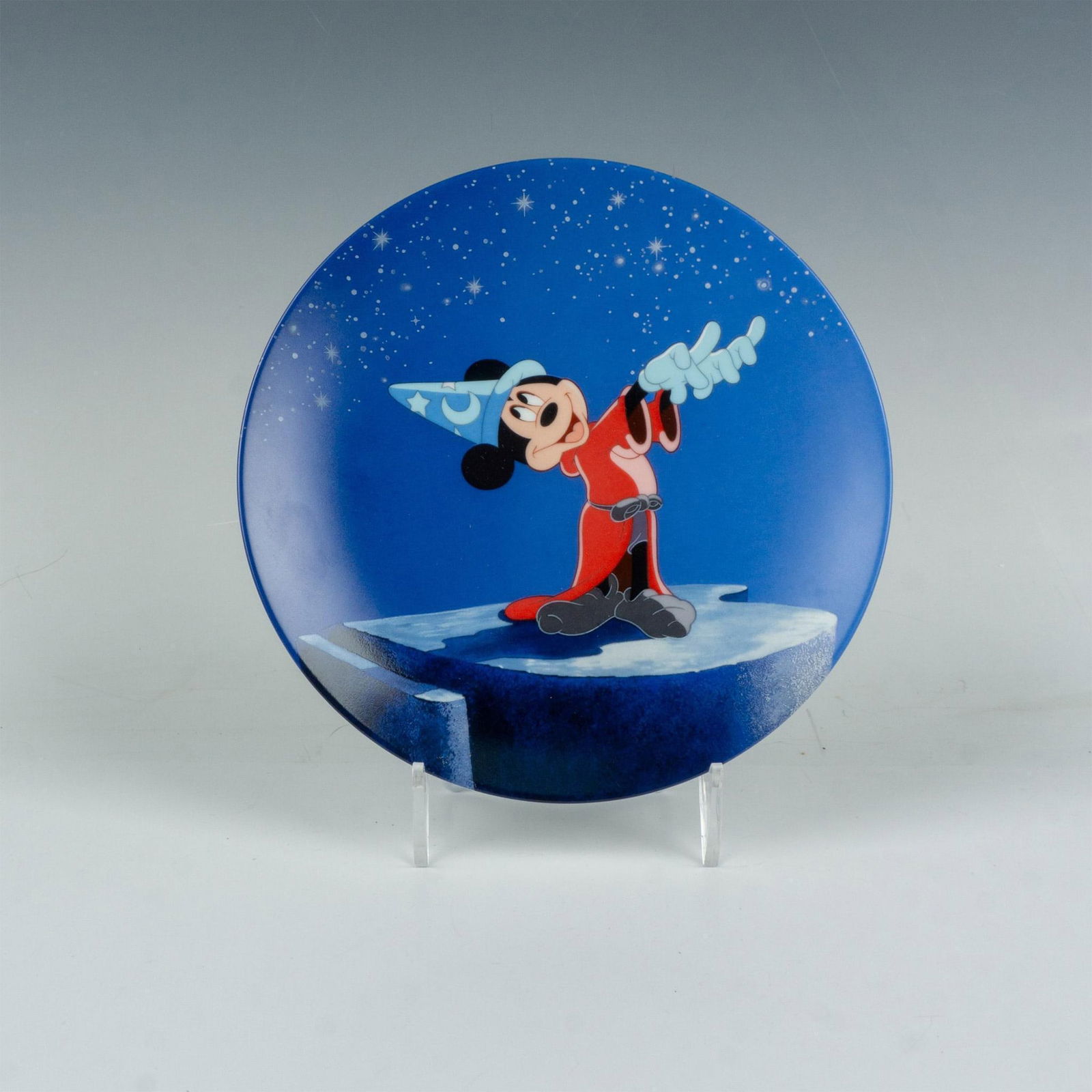 Knowles Disney Mickey Mouse Plate, The Apprentice's Dream (1 of 4)