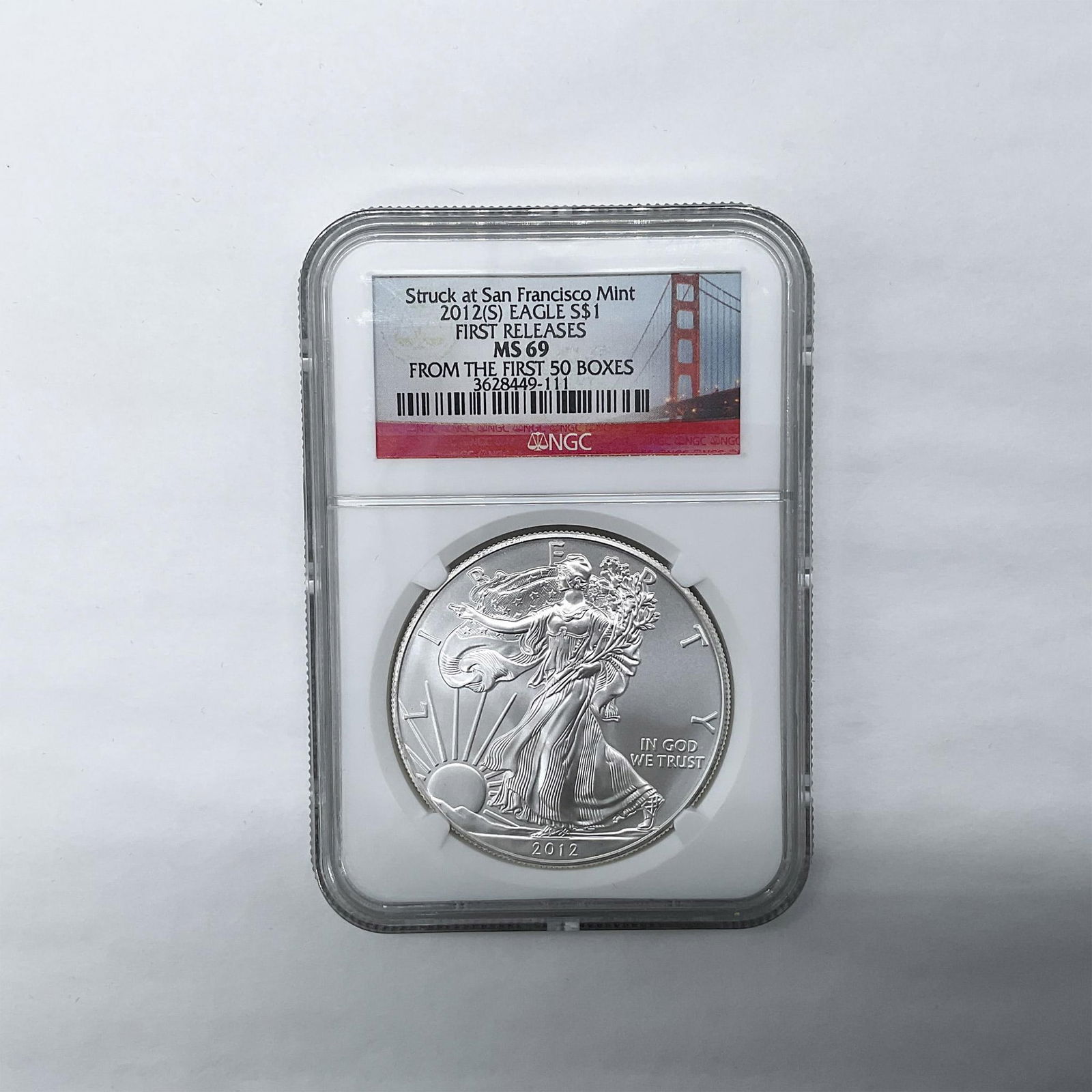 2012 (S) Silver Eagle Dollar NGC MS69 1st 50 Boxes (1 of 2)