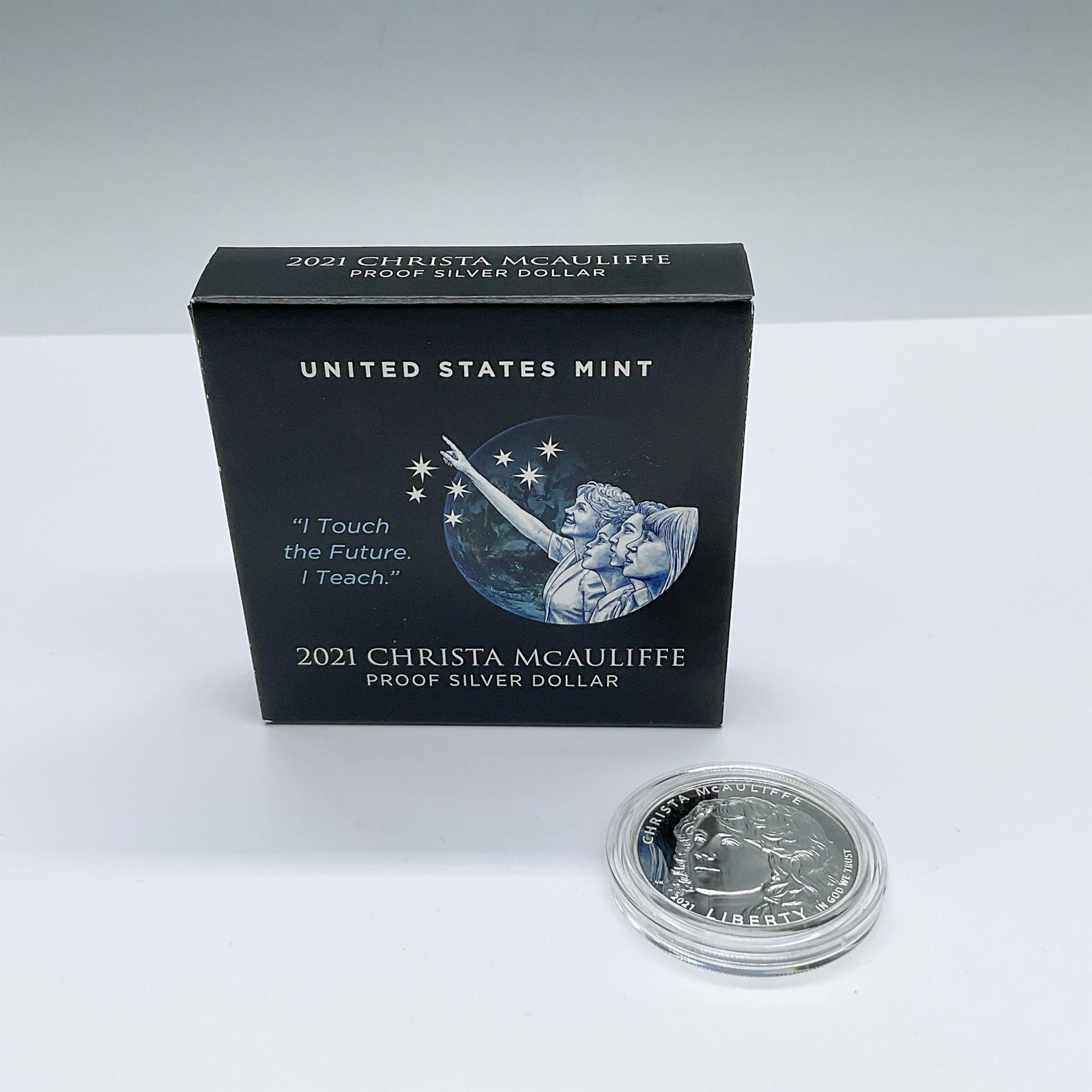 2010-P Christa McAuliffe Proof Silver Dollar (1 of 3)