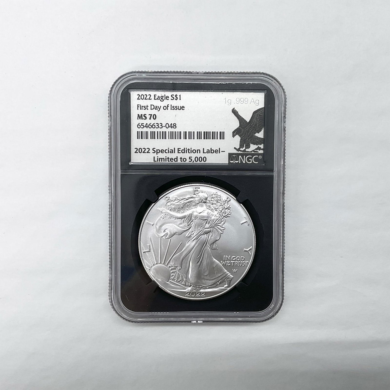 2022 Silver Eagle Dollar NGC MS70 FDOI Special Edition (1 of 2)