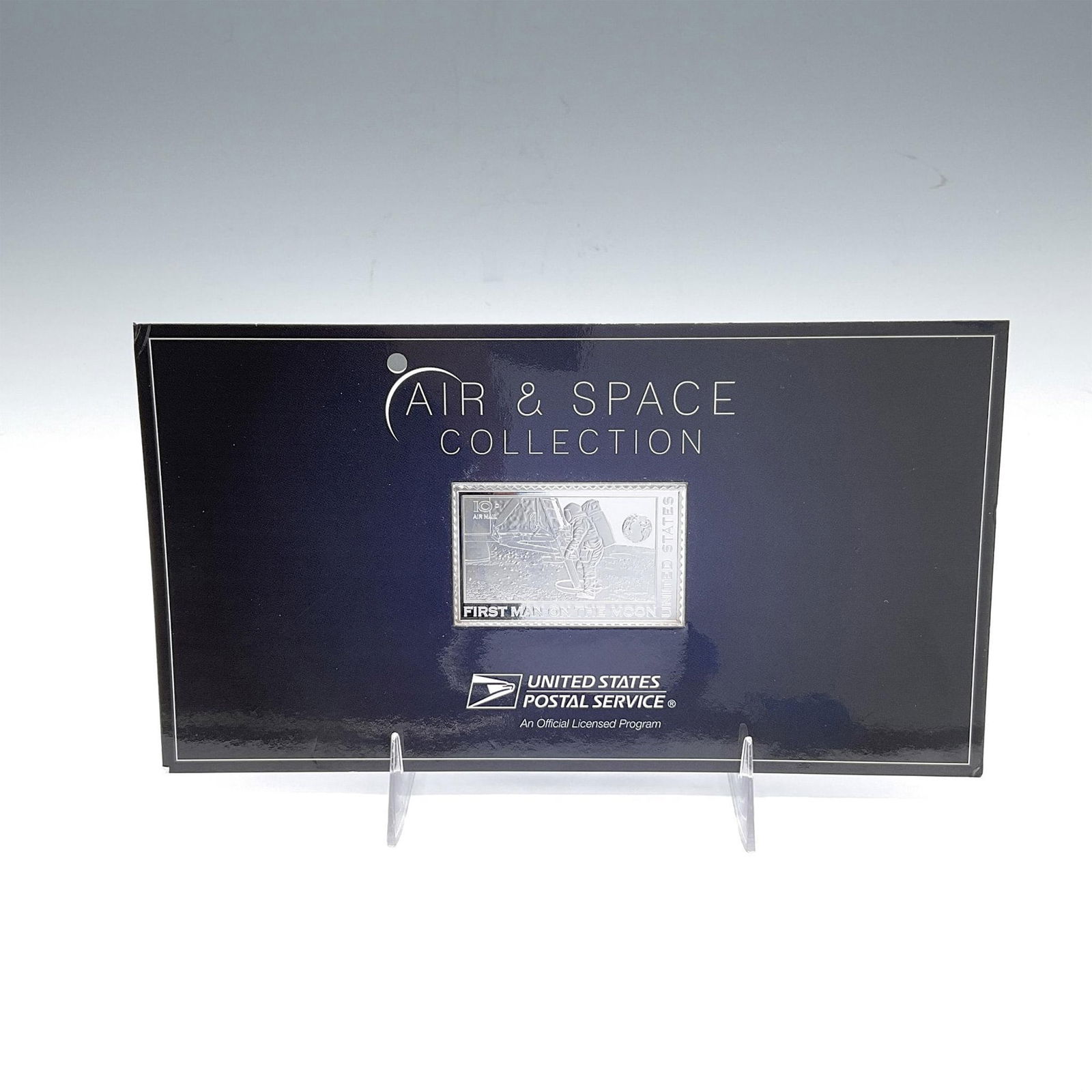 2019 Apollo 11 50th Anniv. 1oz Silver Stamp Ingot (1 of 4)
