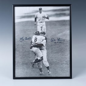 Yogi Berra and Don Larsen Autographed Photograph