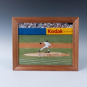 Dave Cone Autographed Photograph Framed