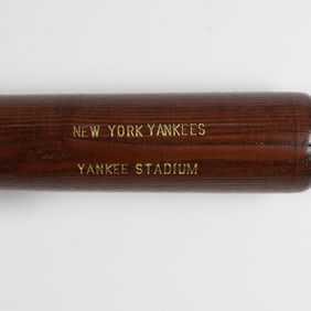 2009 New York Yankees Inaugural Season Bat