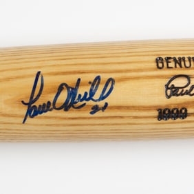 Paul ONeil Autographed Louisville Slugger Baseball Bat