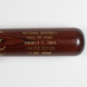 Louisville Slugger 2001 Hall of Fame Inductees Baseball Bat