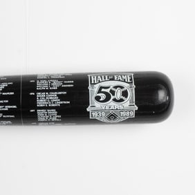 Louisville Slugger Bat, 50 Years Hall of Fame 1939-1989