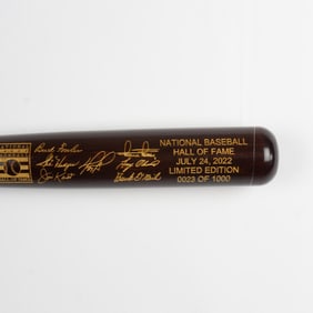 Louisville Slugger Commemorative Hall of Fame Bat 2022