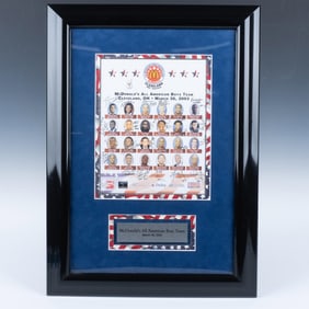McDonald's 2003 All-American Boys Basketball Team Photo, Signed