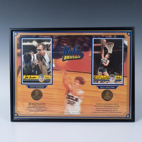 UCLA's John Wooden and Bill Walton Photo Display Framed
