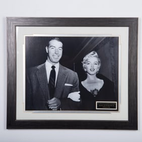 Marilyn Monroe and Joe DiMaggio Framed Photograph