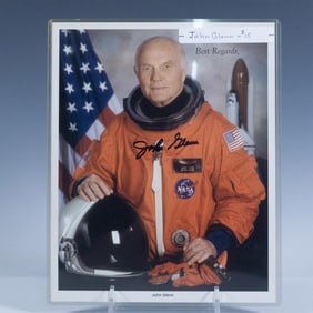 Astronaut John Glenn Signed NASA Photograph