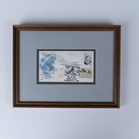 Original Signed Sentinel 1000 Airship Envelop w/ Stamps