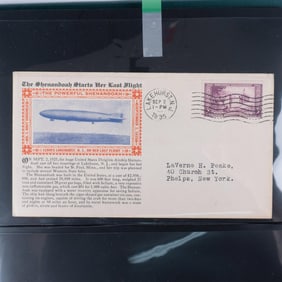 Original Zeppelin Postdated Envelops & Airship Covers Album