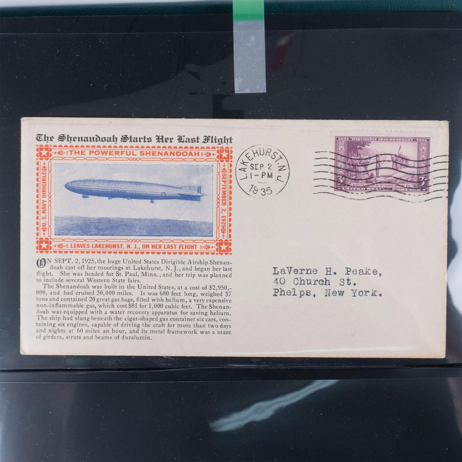 Original Zeppelin Postdated Envelops & Airship Covers Album (1 of 4)