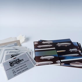 Set of 23 Airships Negatives & 6 Photographic Contact Sheets