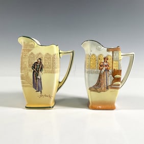 Royal Doulton Series Ware Jugs, Katherine & Shylock