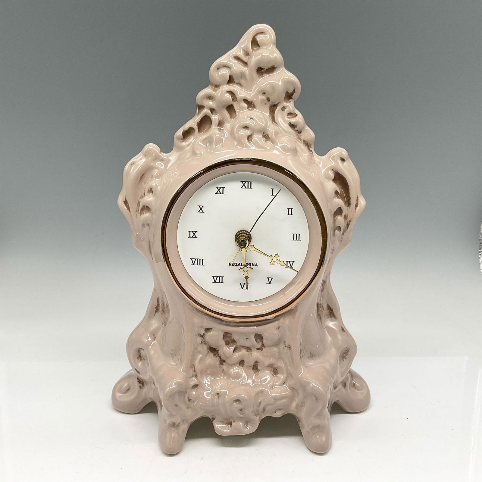 Jim Beam Porcelain Antique Clock Whisky Decanter (1 of 4)