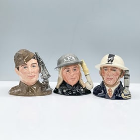 Heroes of the Blitz Set - Small - Royal Doulton Character Jug