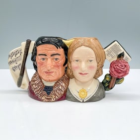 Jane Eyre and Mr. Rochester D7115 - Small - Royal Doulton Character Jug