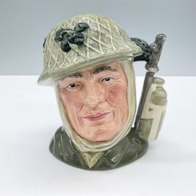 Soldier D6905 (with red patch on canteen) - Small - Royal Doulton Character Jug