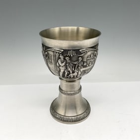 SKS German Pewter Chalice