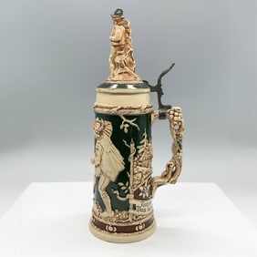 Antique Karl Beuler Stoneware Stein, Dancing And Singing