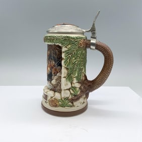 Budweiser Animal Families Porcelain Stein, Fox Family Den