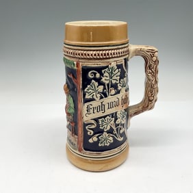 German Earthenware Beer Stein