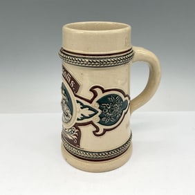 German Styled Earthenware Beer Stein, Wohlbekoms