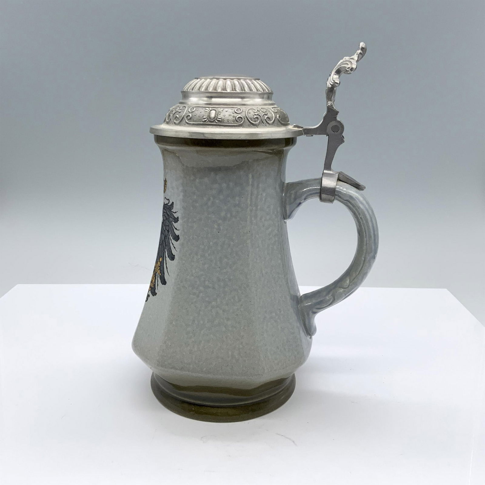 King Stoneware Stein, Austria Eagle (1 of 6)