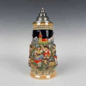 King Werk Limited Edition Dancing People Beer Stein