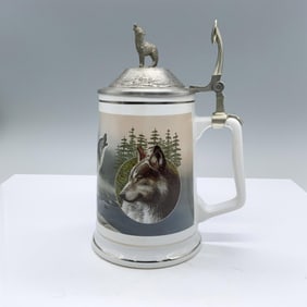 Longton & Crown Porcelain Tankard, Call of the Wild