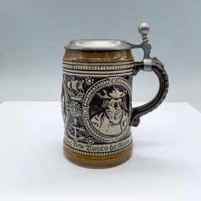 Marzi & Remy Stoneware Beer Stein, Explorers