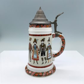 Vintage Germany Porcelain Lithophane Beer Stein