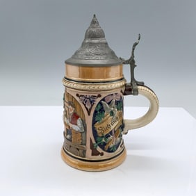West Germany Stoneware Stein, Cheers